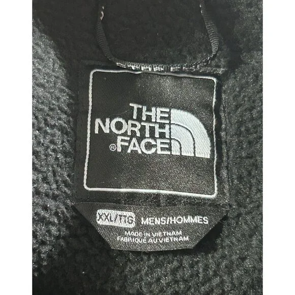The North Face Men's Black Grey Salinas Mixed Media Jacket Fleece Size XXL 3037 - Picture 6 of 9